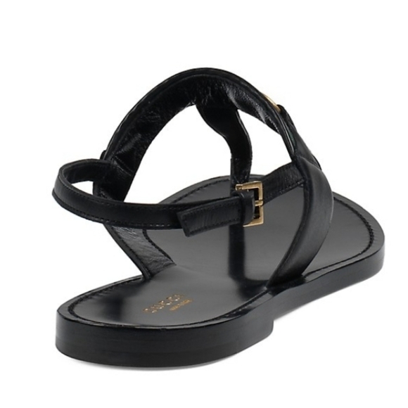GUCCI Nylon Web Lifford Jakarta leather Sandals, black - Picture 6 of 13